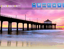 Tablet Screenshot of beachbrokerbrett.com
